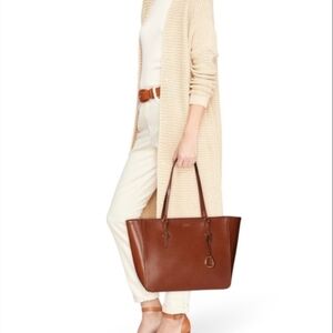 Lauren Ralph Lauren Bennington Leather Tote